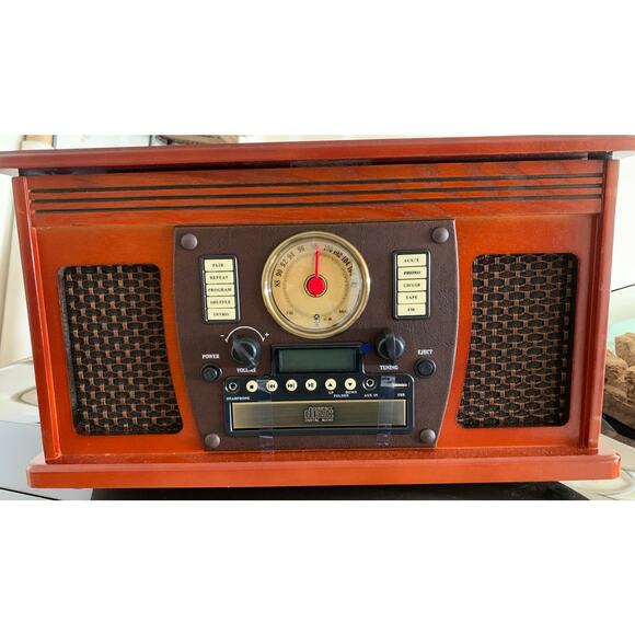 Victrola Navigator 8-in-1 record/ music player VTA-600B-MAH-SDF - Picture 4 of 7